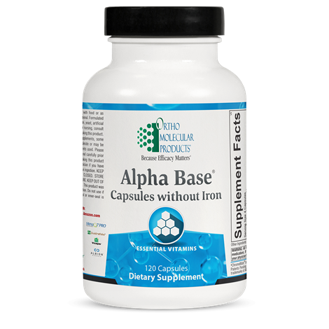 Alpha Base® Capsules without Iron primary image