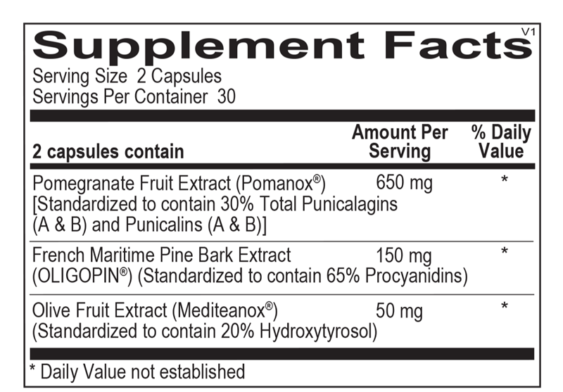 Lipitrol OX supplement facts image
